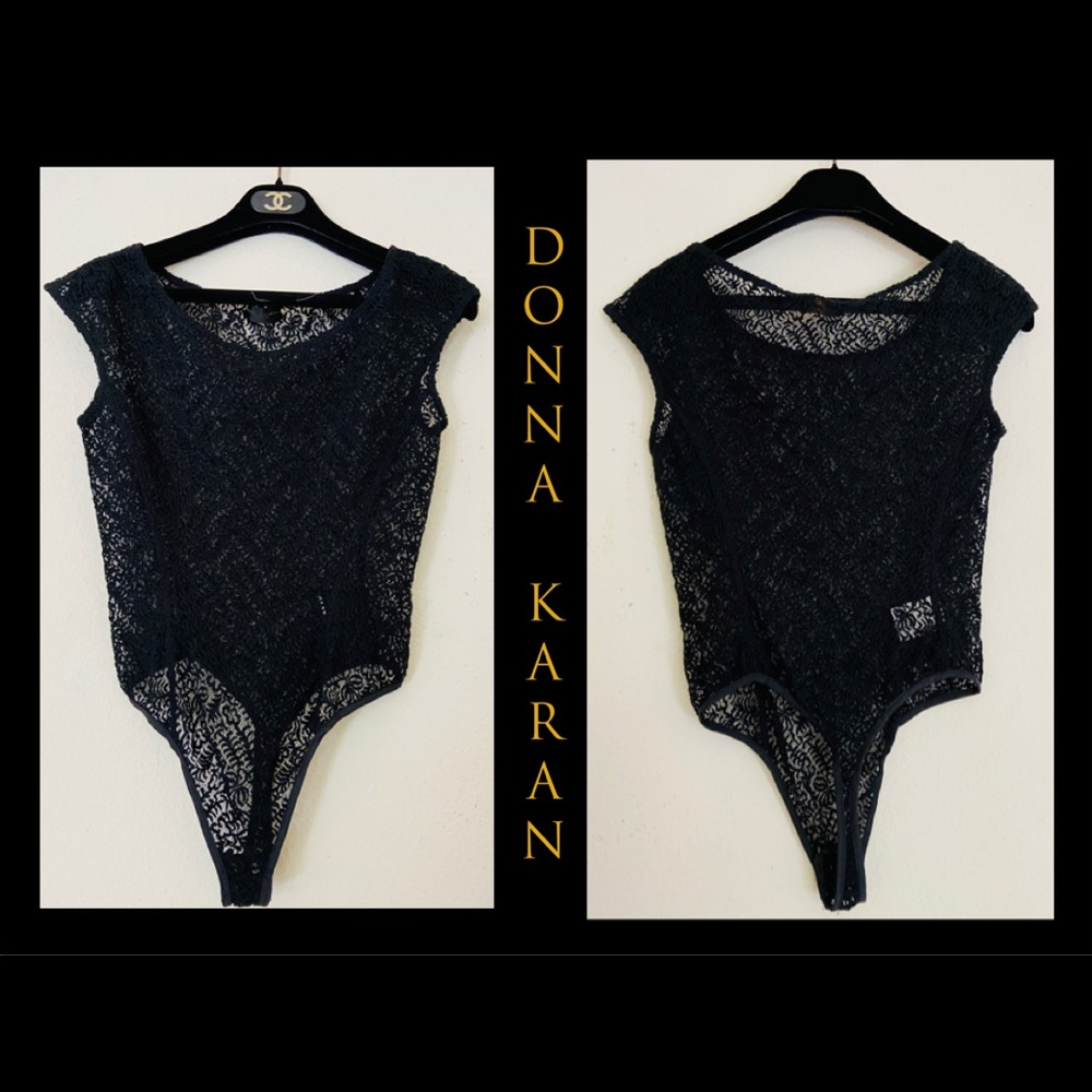 Donna Karan Lace Bodysuit